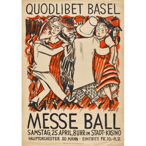WERNER NEUHAUS : 'Quodlibet Basel Messe Ball' (DOBIASCHOFSKY AUKTIONEN AG)