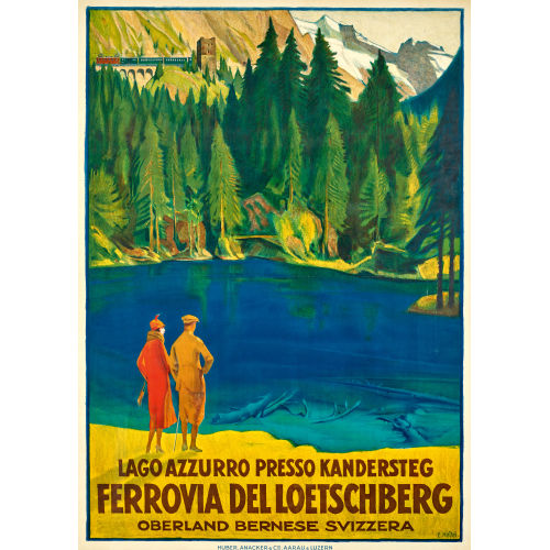 ERNST II HODEL : 'Ferrovia del Loetschberg' (DOBIASCHOFSKY AUKTIONEN AG)