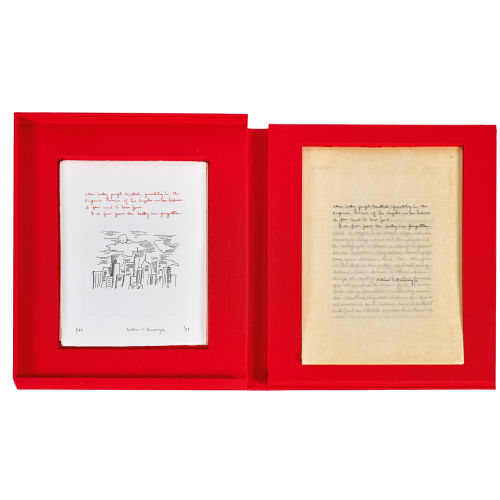 KEITH HARING : William S. Burroughs: 'The Valley' (DOBIASCHOFSKY AUKTIONEN AG)