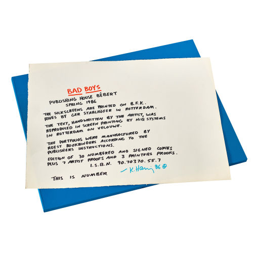 KEITH HARING : 'Bad Boys' (DOBIASCHOFSKY AUKTIONEN AG)