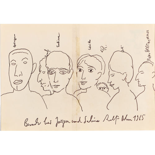 A.R. (EIGTL. WINKLER PENCK : 'Besuch bei J�rgen und Sabine' (DOBIASCHOFSKY AUKTIONEN AG)
