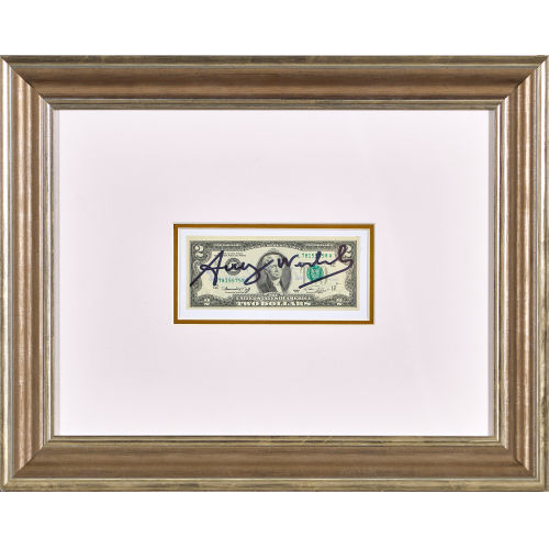 ANDY WARHOL : Dollarnote (DOBIASCHOFSKY AUKTIONEN AG)