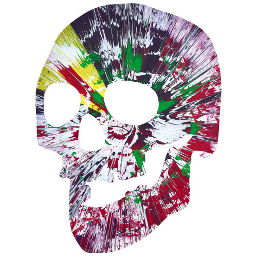 DAMIEN HIRST : Spin Painting (Skull) (DOBIASCHOFSKY AUKTIONEN AG)