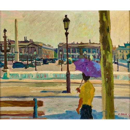 LEO DECK : Place de la Concorde (DOBIASCHOFSKY AUKTIONEN AG)
