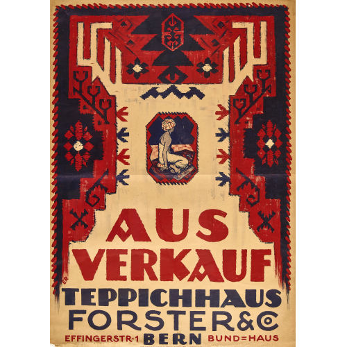 ERNST RUPRECHT : 'Ausverkauf Teppichhaus Forster' (DOBIASCHOFSKY AUKTIONEN AG)