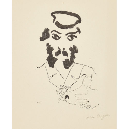 MARC CHAGALL : 'L'homme � la poule' (DOBIASCHOFSKY AUKTIONEN AG)