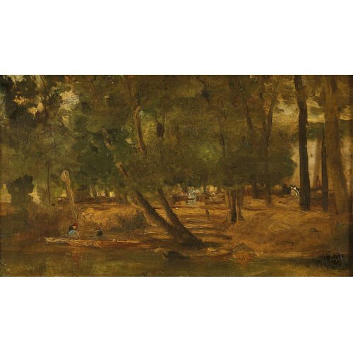 PAUL D�SIR� TROUILLEBERT : Am Flussufer (DOBIASCHOFSKY AUKTIONEN AG)