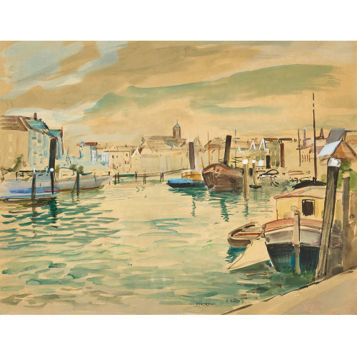 ERNST HUBER : 'Dordrecht' (DOBIASCHOFSKY AUKTIONEN AG)