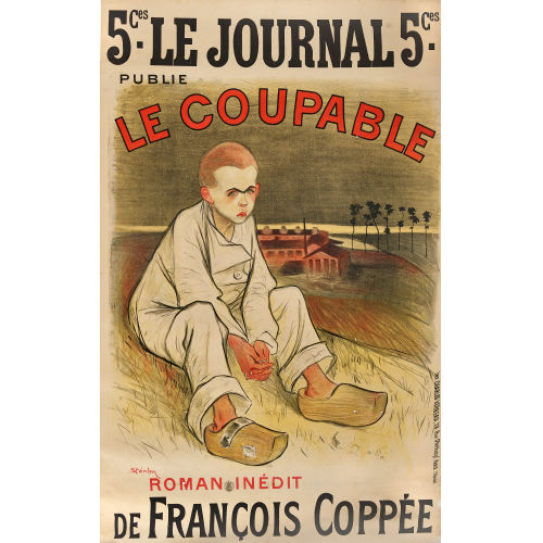 TH�OPHILE-ALEXANDRE STEINLEN : 'Le Coupable' (DOBIASCHOFSKY AUKTIONEN AG)