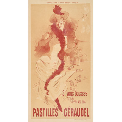 JULES CH�RET : 'Pastilles G�raudel' (DOBIASCHOFSKY AUKTIONEN AG)