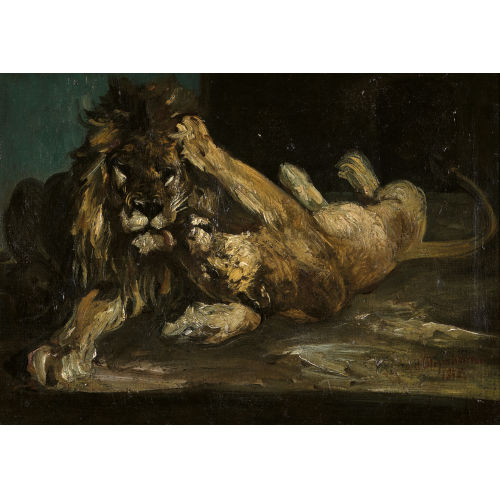HERMANN MEYERHEIM : Spielendes L�wenpaar (DOBIASCHOFSKY AUKTIONEN AG)