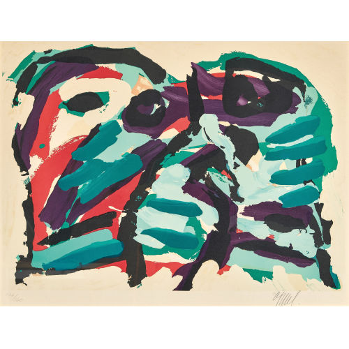 KAREL APPEL : Ohne Titel (DOBIASCHOFSKY AUKTIONEN AG)