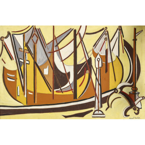 MARCEL BURTIN : Le bateau (DOBIASCHOFSKY AUKTIONEN AG)