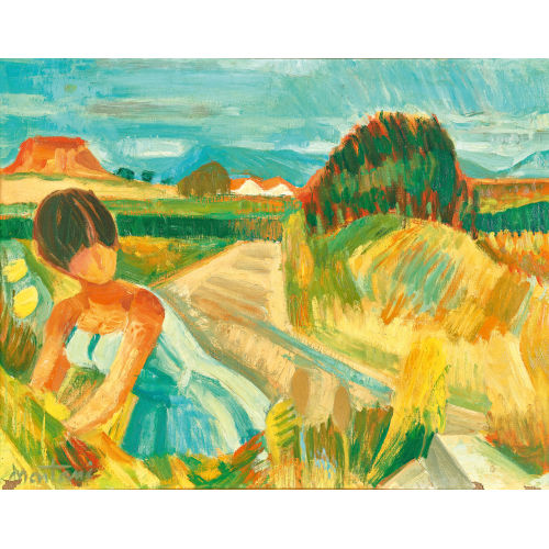 ROGER MONTAN� : 'La cueilleuse de fleurs des champs' (DOBIASCHOFSKY AUKTIONEN AG)