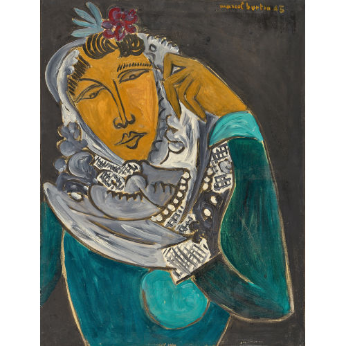 MARCEL BURTIN : 'La femme au fichu' (DOBIASCHOFSKY AUKTIONEN AG)