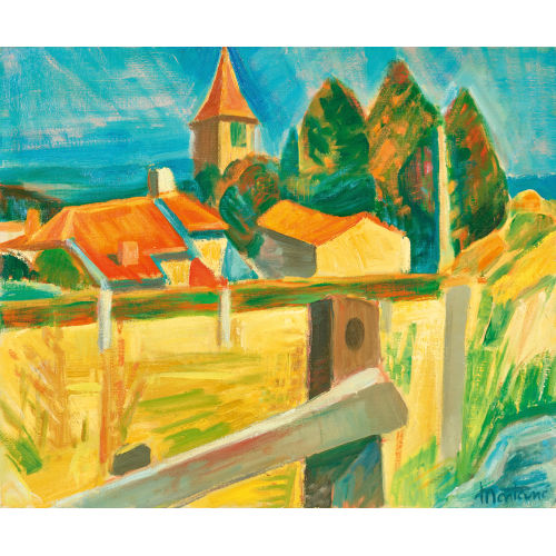 ROGER MONTAN� : 'La chapelle aux trois pins noirs' (DOBIASCHOFSKY AUKTIONEN AG)