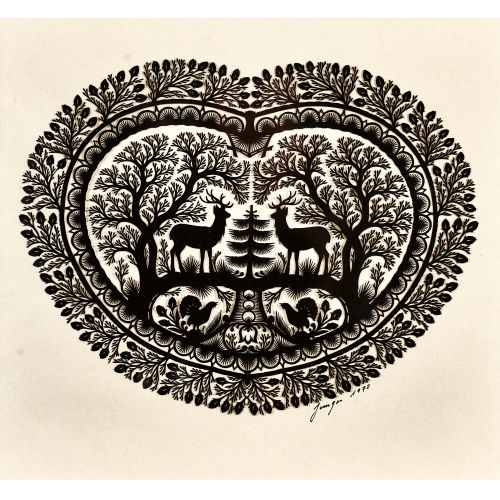 HANS JUNGEN : Hirsch und Auerhahn (DOBIASCHOFSKY AUKTIONEN AG)