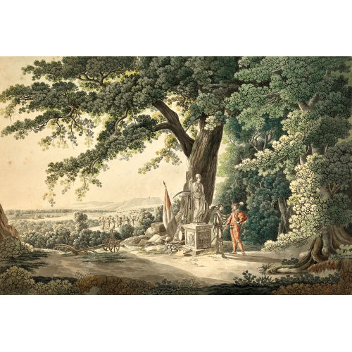 MARQUARD FIDEL DOMENIKUS WOCHER : 'Aussicht auf Wartenberg bei Basel' (DOBIASCHOFSKY AUKTIONEN AG)