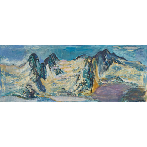EDMUND WUNDERLICH : 'Sella-Gruppe (Bernina-Gebiet)' (DOBIASCHOFSKY AUKTIONEN AG)