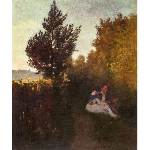 ARNOLD BCKLIN : 'Herbstidyll' (DOBIASCHOFSKY AUKTIONEN AG)