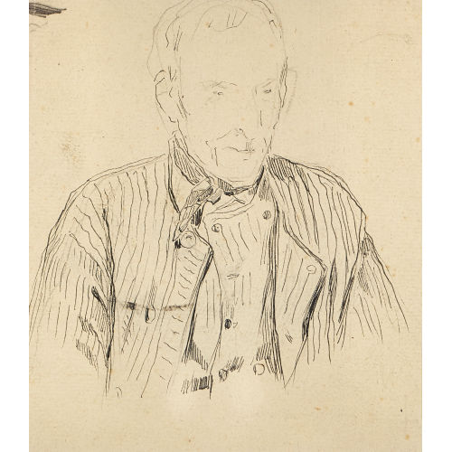 ALBERT ANKER : M�nnerstudie / Gefaltete H�nde (DOBIASCHOFSKY AUKTIONEN AG)