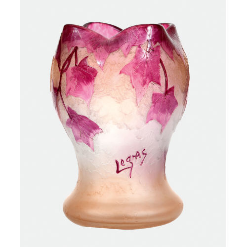 AUGUSTE JEAN FRAN�OIS LEGRAS : Vase, St. Denis, um 1910-1915 (DOBIASCHOFSKY AUKTIONEN AG)