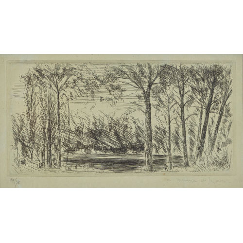 ANDR� ALBERT MARIE DUNOYER DE SEGONZAC : 'Chaville, l'�tang aux Ecrevisses' (DOBIASCHOFSKY AUKTIONEN AG)