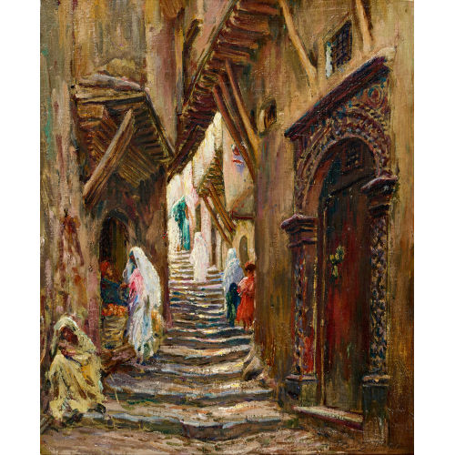 ALEKSANDR ROUBTZOFF : Orientalische Gasse (DOBIASCHOFSKY AUKTIONEN AG)