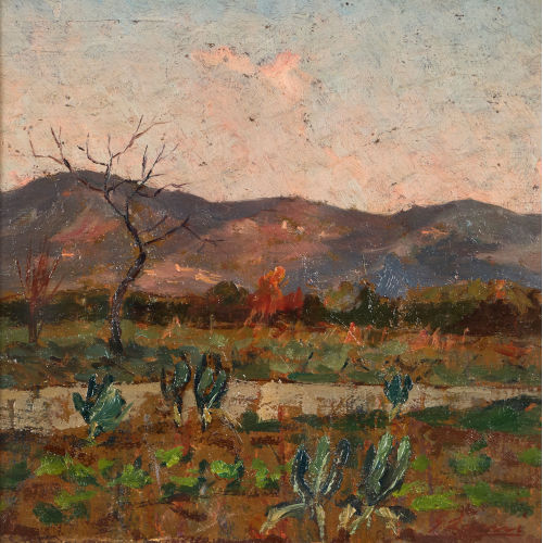 GIOVANNI LOMI : 'Orto d'inverno' (DOBIASCHOFSKY AUKTIONEN AG)