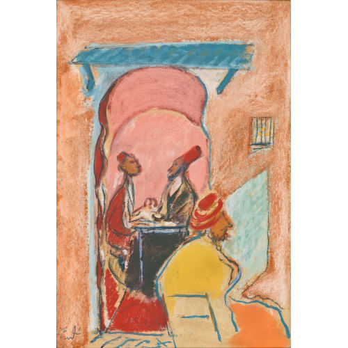 ALBERT) LINDI (EIGTL. LINDEGGER : Orientalische Szene (DOBIASCHOFSKY AUKTIONEN AG)