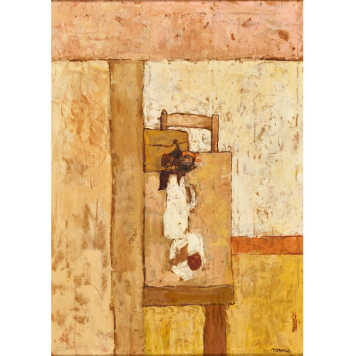 CHARLES MONNIER : 'Nature morte - rose' (DOBIASCHOFSKY AUKTIONEN AG)