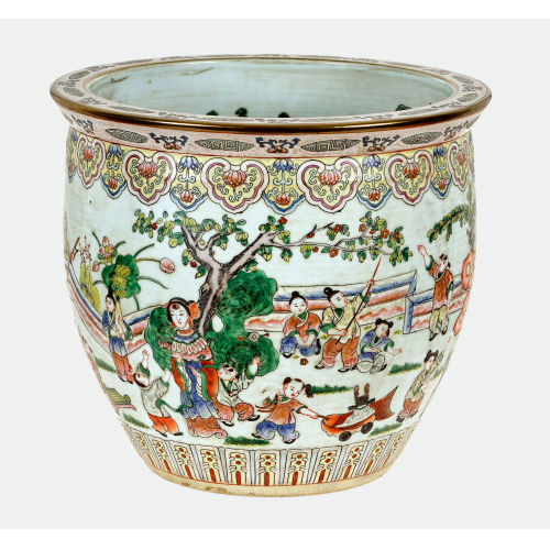 CACHEPOT : China, 20. Jh (DOBIASCHOFSKY AUKTIONEN AG)