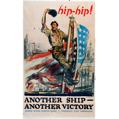 GEORGES HAND WRIGHT : 'Hip Hip! Another Ship - Another Victory' (DOBIASCHOFSKY AUKTIONEN AG)