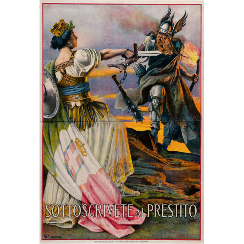 GIOVANNI CAPRANESI : 'Sottoscrivete al Prestito' (DOBIASCHOFSKY AUKTIONEN AG)