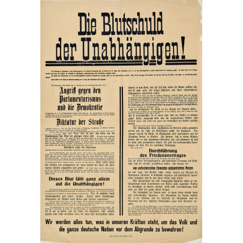 ANONYM : Agitationsplakat (DOBIASCHOFSKY AUKTIONEN AG)