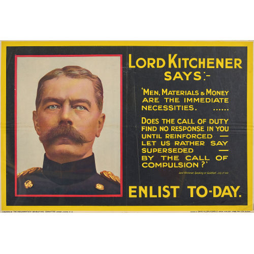 ANONYM : 'Lord Kitchener says: ...' (DOBIASCHOFSKY AUKTIONEN AG)