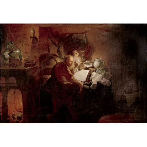 DAVID III RIJCKAERT : Der Alchemist (DOBIASCHOFSKY AUKTIONEN AG)