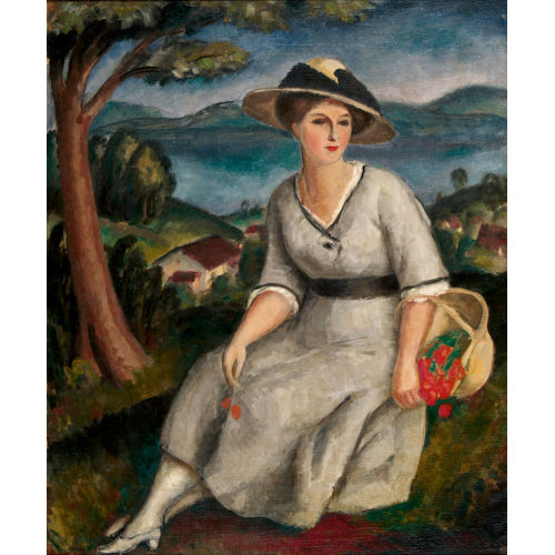 PAUL TH�OPHILE ROBERT : 'La femme en gris' (DOBIASCHOFSKY AUKTIONEN AG)