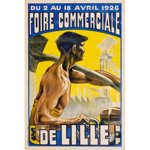 ALBERT CHARLES DEQUENE : 'Foire Commerciale de Lille 1926' (DOBIASCHOFSKY AUKTIONEN AG)