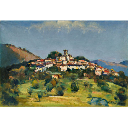 LUIGI TADDEI : 'Paesaggio (Breno)' (DOBIASCHOFSKY AUKTIONEN AG)