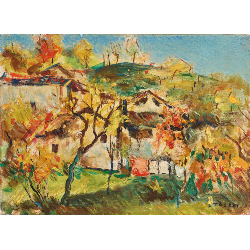 LUIGI TADDEI : 'Paesaggio (autunno)' (DOBIASCHOFSKY AUKTIONEN AG)