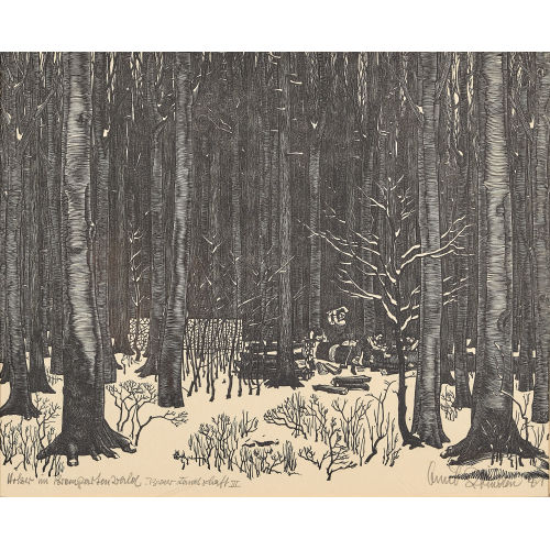 EMIL ZBINDEN : 'Wald im Winter' (DOBIASCHOFSKY AUKTIONEN AG)