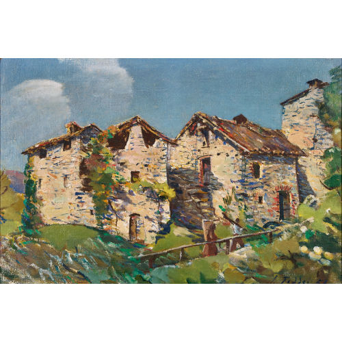 LUIGI TADDEI : Tessiner Bergdorf (DOBIASCHOFSKY AUKTIONEN AG)