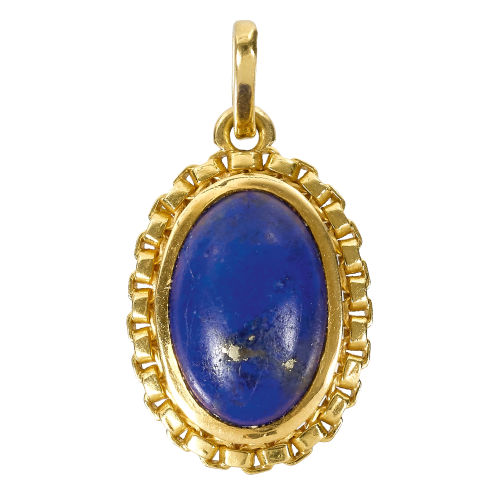 LAPISLAZULI-ANH�NGER : (DOBIASCHOFSKY AUKTIONEN AG)