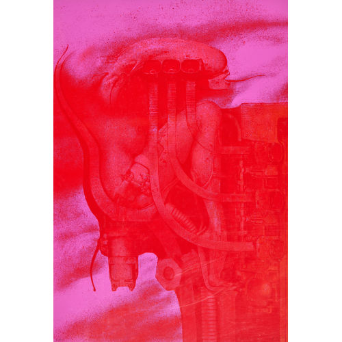 H.R. (EIGTL. HANS RUDOLF) GIGER : Blatt aus 'Trip-Tychon' (DOBIASCHOFSKY AUKTIONEN AG)