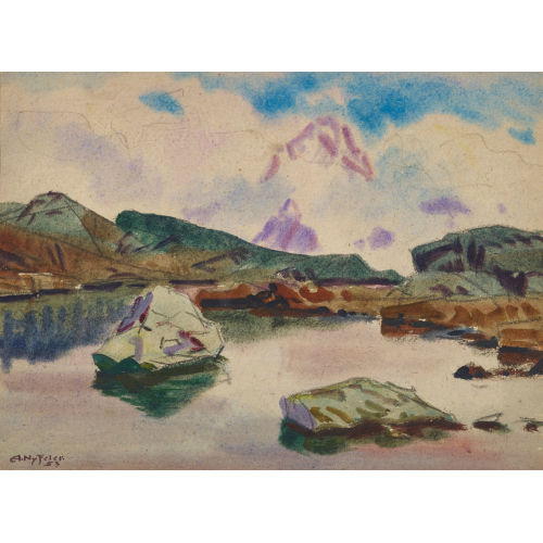 ALBERT NYFELER : Bergsee (DOBIASCHOFSKY AUKTIONEN AG)