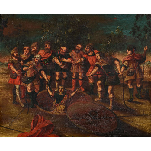 19. JH. ITALIEN : Befreiung Josephs aus dem Brunnen (DOBIASCHOFSKY AUKTIONEN AG)