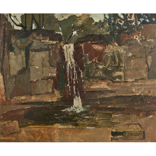 OTTO WYLER : 'Waldwasserfall' (DOBIASCHOFSKY AUKTIONEN AG)