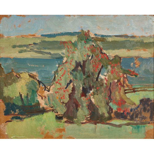 OTTO WYLER : 'Kirschbaum am See' (DOBIASCHOFSKY AUKTIONEN AG)