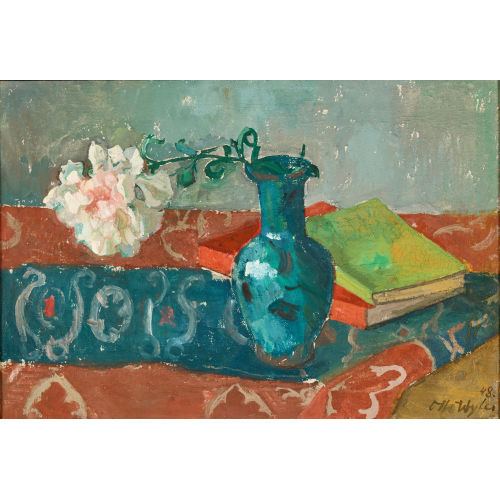 OTTO WYLER : 'Nelke in persischer Vase' (DOBIASCHOFSKY AUKTIONEN AG)